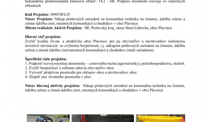 1. fotografia fotogalérie Projekty / Program rozvoja vidieka SR 2014 - 2020 - foto