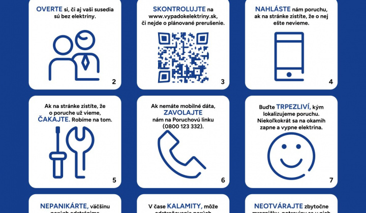 1. fotografia fotogalérie Aktuality / VSD - ako postupovať pri výpadku elektriny - foto