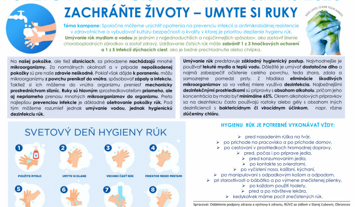 1. fotografia fotogalérie Aktuality / Deň čistých rúk 5. máj 2023 - foto