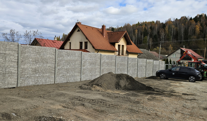 6. fotografia fotogalérie Obecný podnik – Plot pri obecnej budove, súp. č. 217