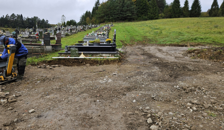 2. fotografia fotogalérie Obecný podnik – Nová prístupová cesta na cintorín