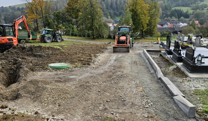 8. fotografia fotogalérie Obecný podnik – Nová prístupová cesta na cintorín