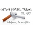 Svetový deň bez tabaku 31. máj 2023